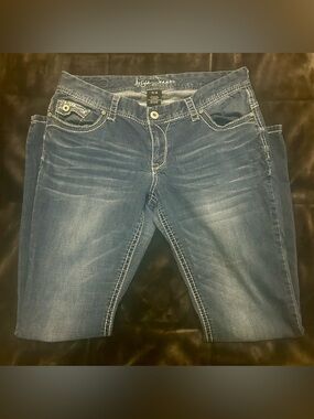 Ariya Medium-Wash Bootcut Jeans